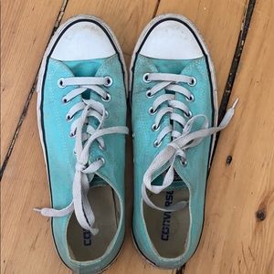 Converse all star low tops tiffany blue